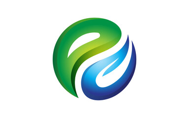Eco energy logo template for your business