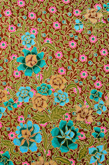 The beautiful of art Batik textile pattern.