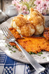 Fried chicken breast.