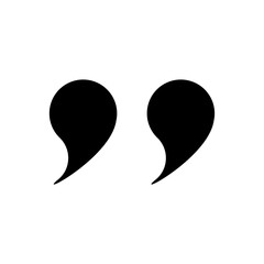 Quote icon vector