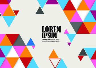 Vector of modern geometric pattern and background. Eps 10