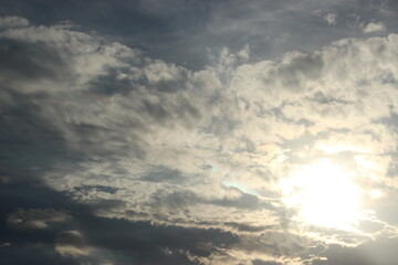 dark cloudy sky evening time  