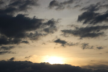 Obraz na płótnie Canvas dark cloudy sky evening time 
