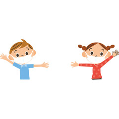 ソーシャルディスタンス　子供
