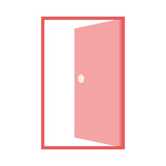 Isolated house door vector design