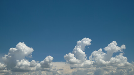 Beautiful blue sky and clouds background