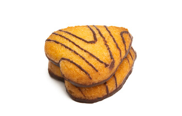cookie hearts isolated