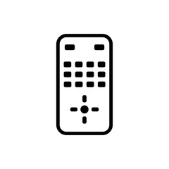 Remote control line icon