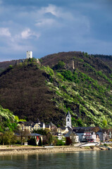 view of the old German city and the river