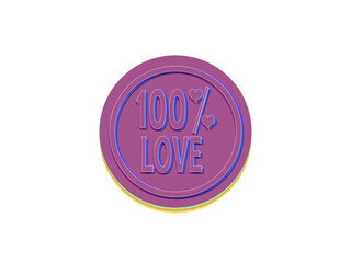 100 percent love 