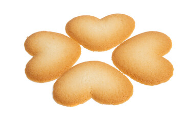 cookie hearts isolated