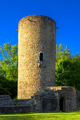 view of the old german castle