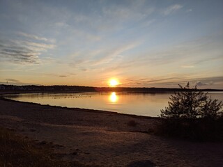 Rügen Sonnenuntergang in Glowe