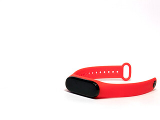 close up of a fitness tracker