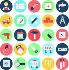 
Construction Colored Vector Icons 5
