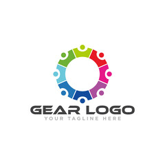 Gear Logo Icon Design Vector