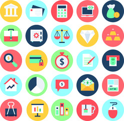 
Finance Flat Vector Icons 1
