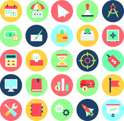 
Finance Flat Vector Icons 2
