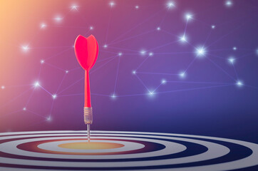 Bullseye is a target of business. Dart is an opportunity and Dartboard is the target and goal. Success goals Targeting the business concept. Targeting the business concept