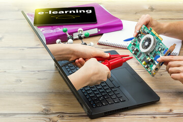 Interaktive Online-Ausbildung in der Elektrotechnik