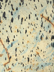 Zinc Metal Texture. Zinc Retro Blue Paintings.