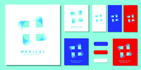 Medical best vector in a blue color