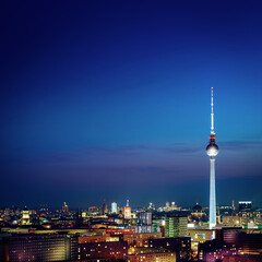 Nachtlichter in der Stadt