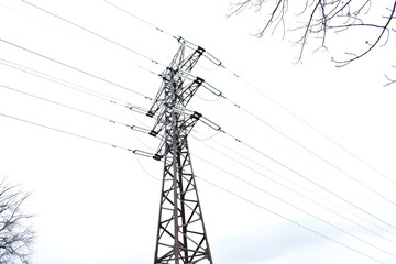 high voltage power line