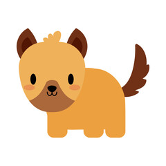 cute dog puppy kawaii, flat style icon