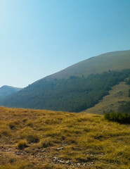 Fototapeta premium Top of Mountains in Galicica National Park, Macedonia.