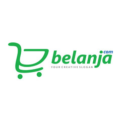 Online Shop Logo, Shopping cart logo, Shop Logo vector