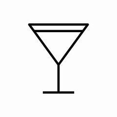 Outline cocktail icon.Cocktail vector illustration. Symbol for web and mobile