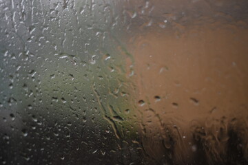 rain drops on window