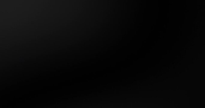 abstract black background,moving gray gradient and lights on black surface in seamless loop