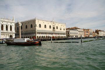 venice, veneto, italy, september, 25.th, 2014, view from canale grande to san marco