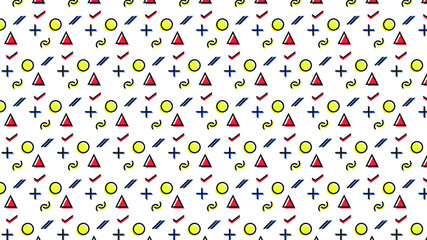 Obraz premium seamless pattern with colorful confetti