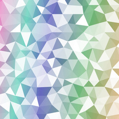 Obraz premium abstract background in polygon style and rainbow colors 