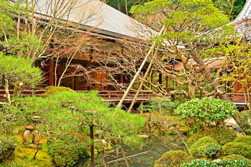 Eikando Zenrinji trees in Kyoto, Japan