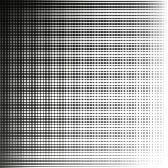 Fine grid. Figure from intersecting vertical and horizontal lines. Black and white abstract background. Vectorial geometric pattern.