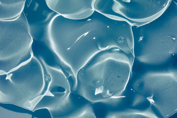Cream gel transparent cosmetic sample texture background