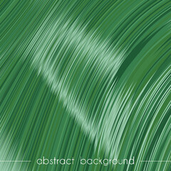 Abstract background. Many thin green lines of different shades create an original pattern