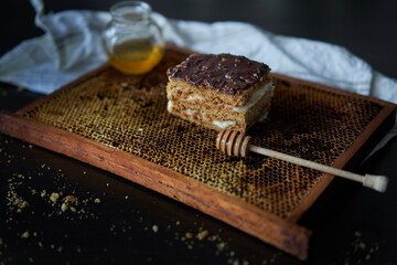 Plaster miodu - ciasto 