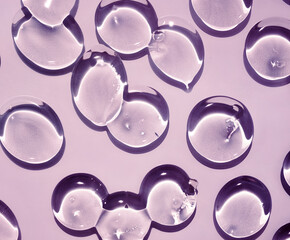 Cream gel transparent cosmetic sample texture background