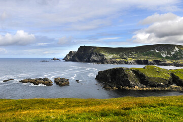 Vue panoramique sur les falaises de 