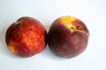 peach white background