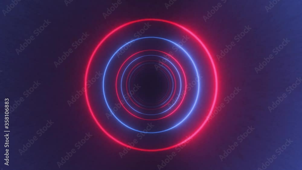 Poster eighties vhs textured circles background loop/ 4k animation of a fireworks holidays background with 