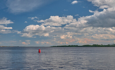 fishing boat on the river