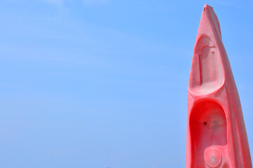 Recreational kayak boat in Batangas, Philippines