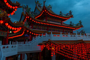 Fototapeta na wymiar Thean Hou Chinese Temple, Kuala Lumpur, Malaysia