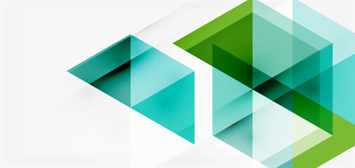 Geometric abstract background, mosaic triangle and hexagon shapes. Trendy abstract layout template for business or technology presentation, internet poster or web brochure cover, wallpaper